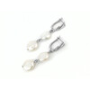 Exclusive earrings &quot;Rococo&quot; Pearls coin