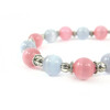 Exclusive bracelet &quot;Marshmallow&quot; Cat&#039;s eye, clasp