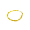 Bracelet Citrine facet, silver