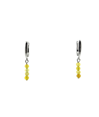 Earrings Citrine facet