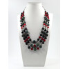 Exclusive necklace &quot;Julia&quot; Jasper, Coral, Agate