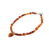 Exclusive necklace &quot;Hallucination&quot; Carnelian, multifaceted