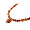 Exclusive necklace &quot;Hallucination&quot; Carnelian, multifaceted