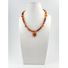 Exclusive necklace &quot;Hallucination&quot; Carnelian, multifaceted