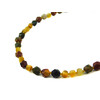 Exclusive necklace &quot;Rima&quot; Jasper facet, Cat&#039;s eye cube, facet