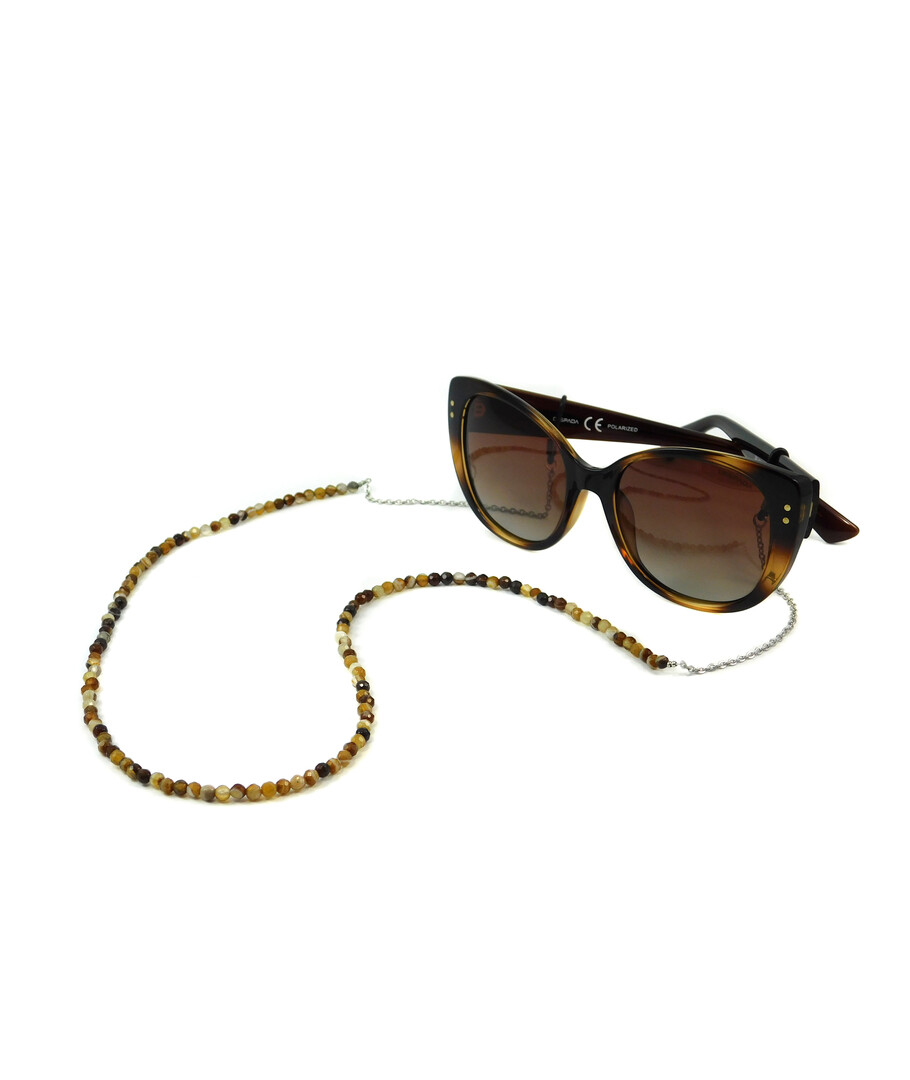 Exclusive accessory for glasses Agate facet