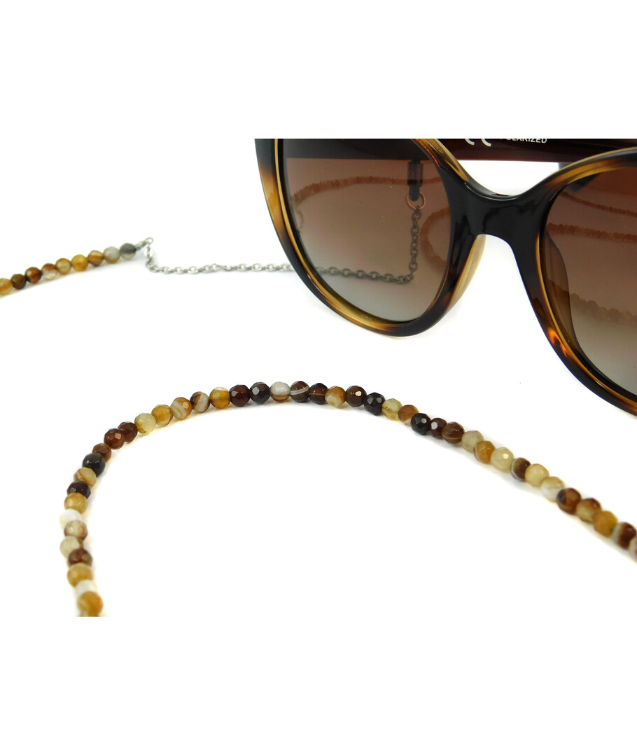 Exclusive accessory for glasses Agate facet