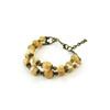 Exclusive bracelet &quot;Caramel Melody&quot; Mother-of-pearl, 2-row