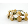 Exclusive bracelet &quot;Caramel Melody&quot; Mother-of-pearl, 2-row