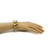 Exclusive bracelet &quot;Caramel Melody&quot; Mother-of-pearl, 2-row