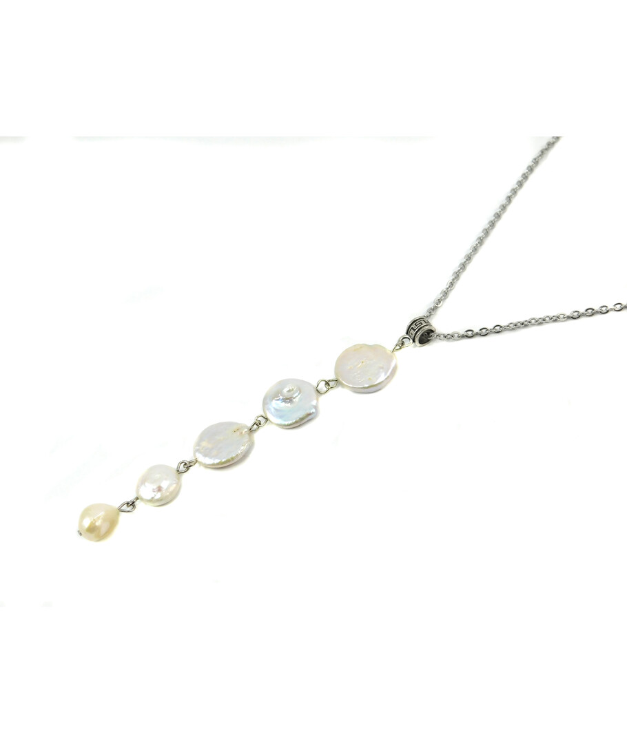 Exclusive pendant "Baroque" Baroque pearls, droplet