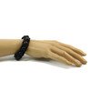 Exclusive leather bracelet &quot;Arrest&quot; Bull&#039;s eye, Shungite