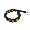 Exclusive leather bracelet &quot;Arrest&quot; Amber, Lava