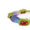 Exclusive bracelet &quot;Song of the forest&quot; Agate oval, Cat&#039;s eye green crumb