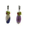 Exclusive earrings &quot;Song of the forest&quot; Agate oval, Cat&#039;s eye green crumb