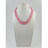 Exclusive necklace Cat&#039;s eye pink