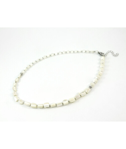 Exclusive necklace "Jessica 2" Mother of pearl, irregular shape