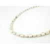 Exclusive necklace &quot;Jessica 2&quot; Mother of pearl, irregular shape