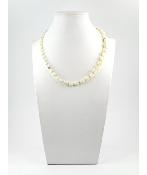 Exclusive necklace "Jessica 2" Mother of pearl, irregular shape