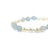 Exclusive bracelet &quot;Rima&quot; Aquamarine faceted, Pearls fig