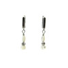 Exclusive earrings &quot;Rapunzel&quot; Mother of pearl drop, rondel