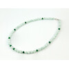 Exclusive necklace &quot;Romania&quot; Angelite, Chrysoprase washer, silver