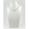 Exclusive necklace &quot;Romania&quot; Angelite, Chrysoprase washer, silver