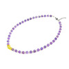 Exclusive necklace &quot;Iris&quot; Amethyst, Citrine crumb