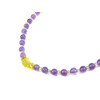 Exclusive necklace &quot;Iris&quot; Amethyst, Citrine crumb