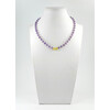 Exclusive necklace &quot;Iris&quot; Amethyst, Citrine crumb