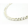 Exclusive necklace &quot;Jessica&quot; Mother-of-pearl rice, tube, tail