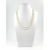 Exclusive necklace &quot;Jessica&quot; Mother-of-pearl rice, tube, tail