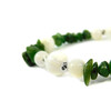 Exclusive bracelet &quot;Zendaya&quot; Mother-of-pearl, jade crumb