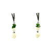 Exclusive earrings &quot;Zendaya&quot; Mother-of-pearl, small Jadeite