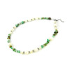 Exclusive necklace &quot;Zendaya&quot; Mother-of-pearl, chrysoprase crumb