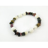 Exclusive bracelet &quot;Zendaya&quot; Mother of pearl, tourmaline crumb