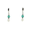 Exclusive earrings &quot;Hutsul motifs&quot; Adular, Amazonite