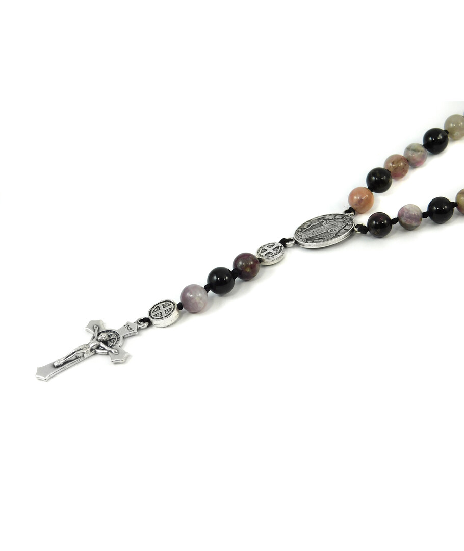 Rosary for prayer Tourmaline