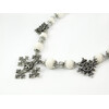 Exclusive necklace &quot;Alva&quot; White spongy coral