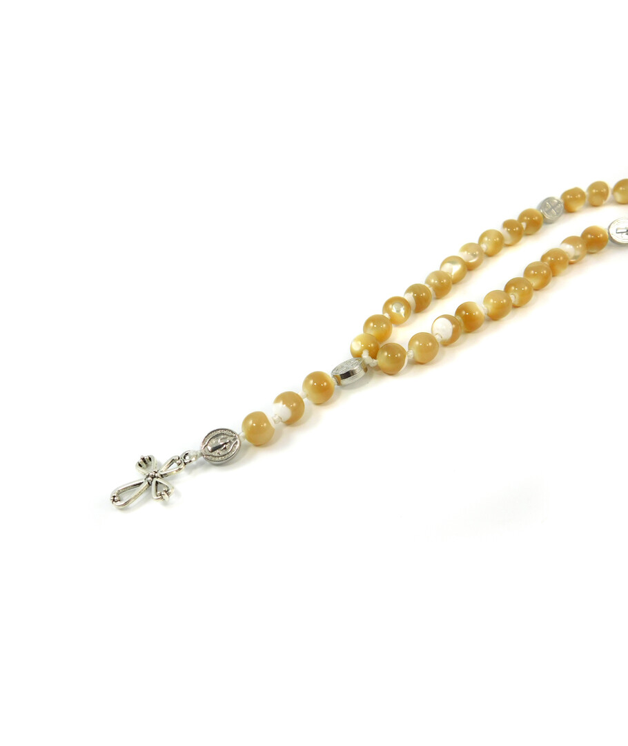 Rosary for prayer Mother of pearl