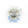 Exclusive brooch &quot;Moon&quot; Cat&#039;s eye, crumb, Adular, Moonstone crumb