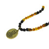 Exclusive necklace &quot;Shevchenko&#039;s wisdom&quot; Lava, Amber