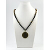 Exclusive necklace &quot;Shevchenko Pride&quot; Lava, Shungite, Jasper