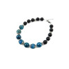 Exclusive bracelet &quot;Roksolana&quot; Apatite, 10 mm, Agate, 8 mm