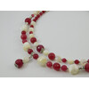 Exclusive necklace &quot;Prima donna&quot; Quartz, Mother-of-pearl, 2-row