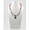 Exclusive necklace &quot;Princess Olga&quot; Lava, Pearls, Coral pic