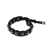 Exclusive leather bracelet &quot;Arrest&quot; Hematite