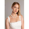 Exclusive necklace &quot;Perfeya&quot; Pearls, rondel, barrel, pendant, drop