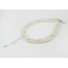 Exclusive necklace &quot;Perfeya&quot; Pearls, rondel, barrel, pendant, drop