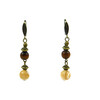 Exclusive earrings &quot;Azura&quot; Coral, Mother of pearl